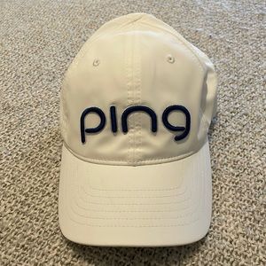 White Women’s Ping Flexit Tech Adjustable Hat